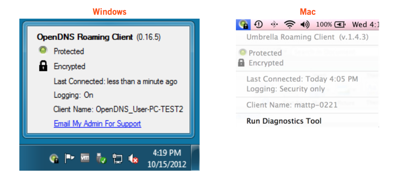 opendns client for mac